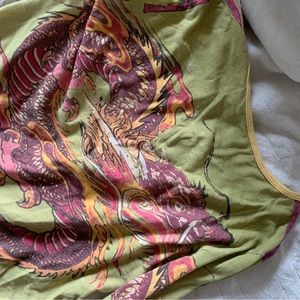 Dragon print long sleeve